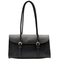 Avelina Cow Leather Shoulder Bag - Leather Italiano
