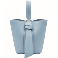 Bella Duo Cow Leather Bucket Handbag - Leather Italiano