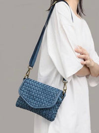 Bellavia Woven Cow Leather Crossbody Bag - Leather Italiano
