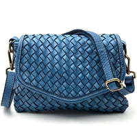 Bellavia Woven Cow Leather Crossbody Bag - Leather Italiano