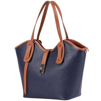 Bianca Leather Tote Bag - Leather Italiano
