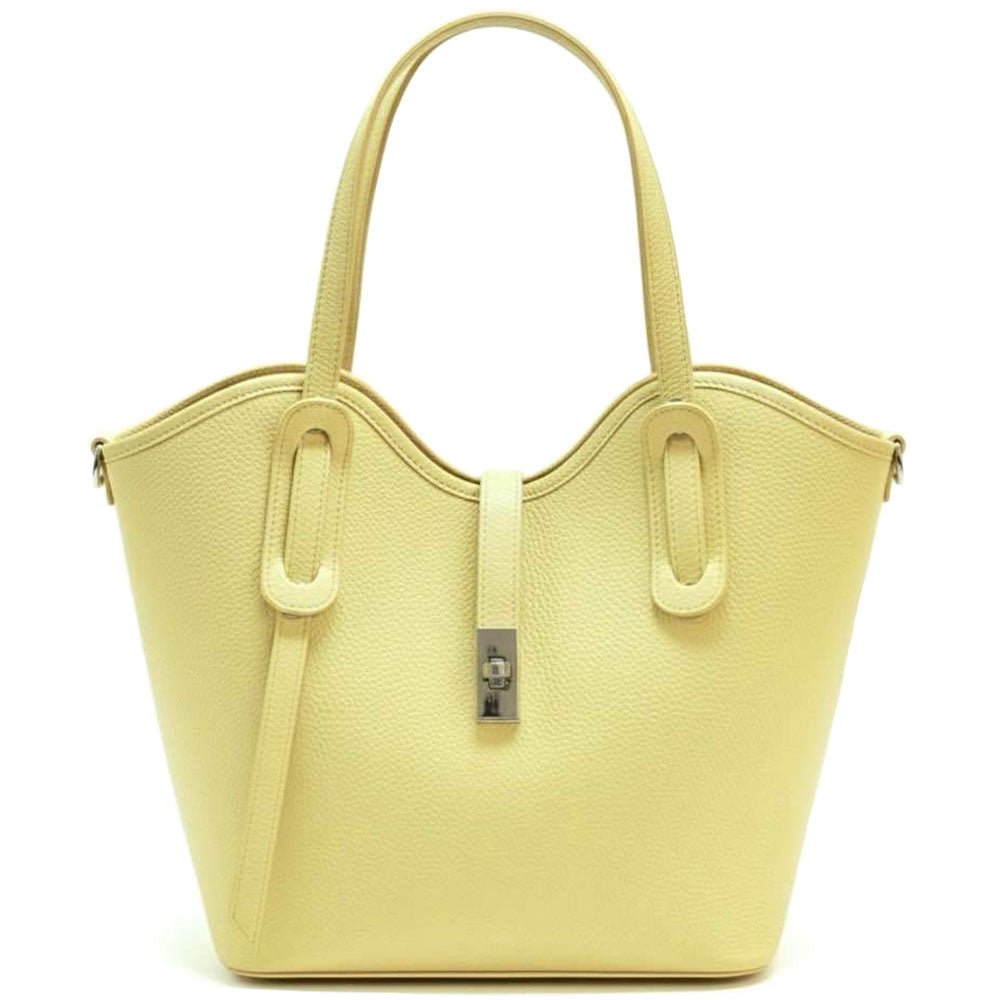Bianca Leather Tote Bag - Leather Italiano