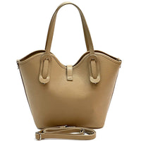 Bianca Leather Tote Bag - Leather Italiano