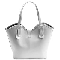 Bianca Leather Tote Bag - Leather Italiano