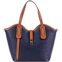 Bianca Leather Tote Bag - Leather Italiano