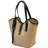 Bianca Leather Tote Bag - Leather Italiano