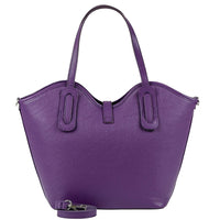 Bianca Leather Tote Bag - Leather Italiano