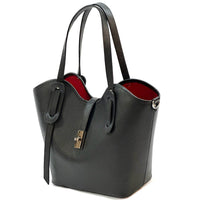 Bianca Leather Tote Bag - Leather Italiano