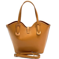 Bianca Leather Tote Bag - Leather Italiano
