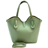 Bianca Leather Tote Bag - Leather Italiano