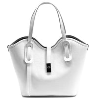 Bianca Leather Tote Bag - Leather Italiano