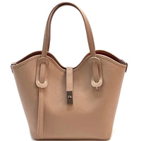 Bianca Leather Tote Bag - Leather Italiano