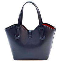 Bianca Leather Tote Bag - Leather Italiano