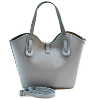 Bianca Leather Tote Bag - Leather Italiano
