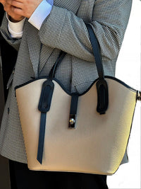 Bianca Leather Tote Bag - Leather Italiano