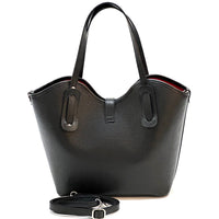 Bianca Leather Tote Bag - Leather Italiano