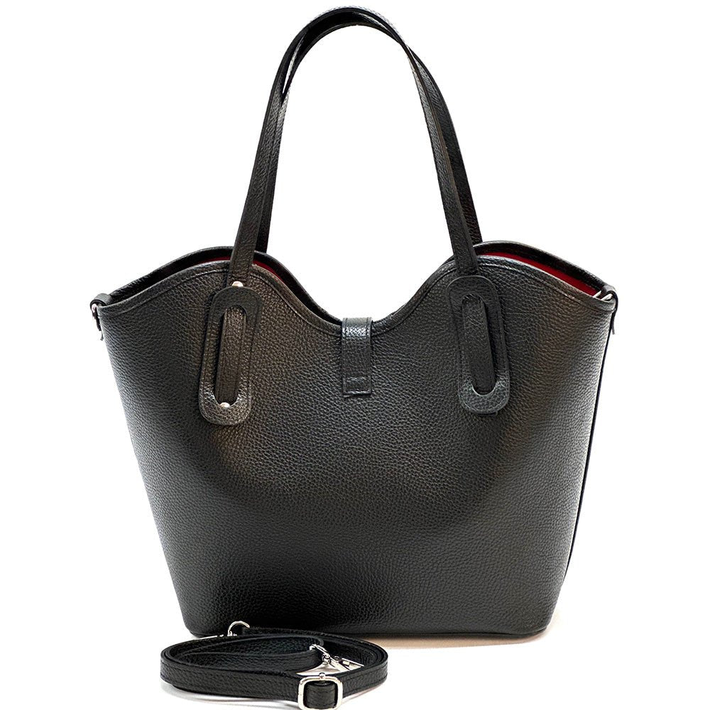 Bianca Leather Tote Bag - Leather Italiano