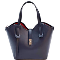 Bianca Leather Tote Bag - Leather Italiano