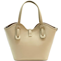 Bianca Leather Tote Bag - Leather Italiano