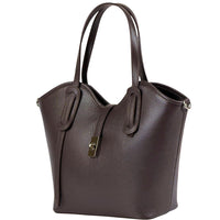Bianca Leather Tote Bag - Leather Italiano