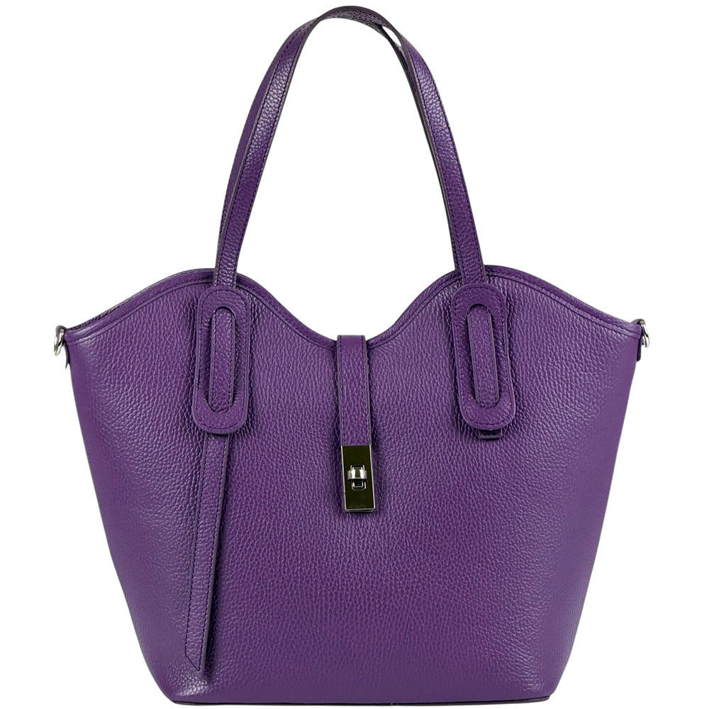 Bianca Leather Tote Bag - Leather Italiano