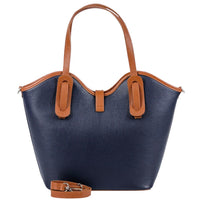 Bianca Leather Tote Bag - Leather Italiano