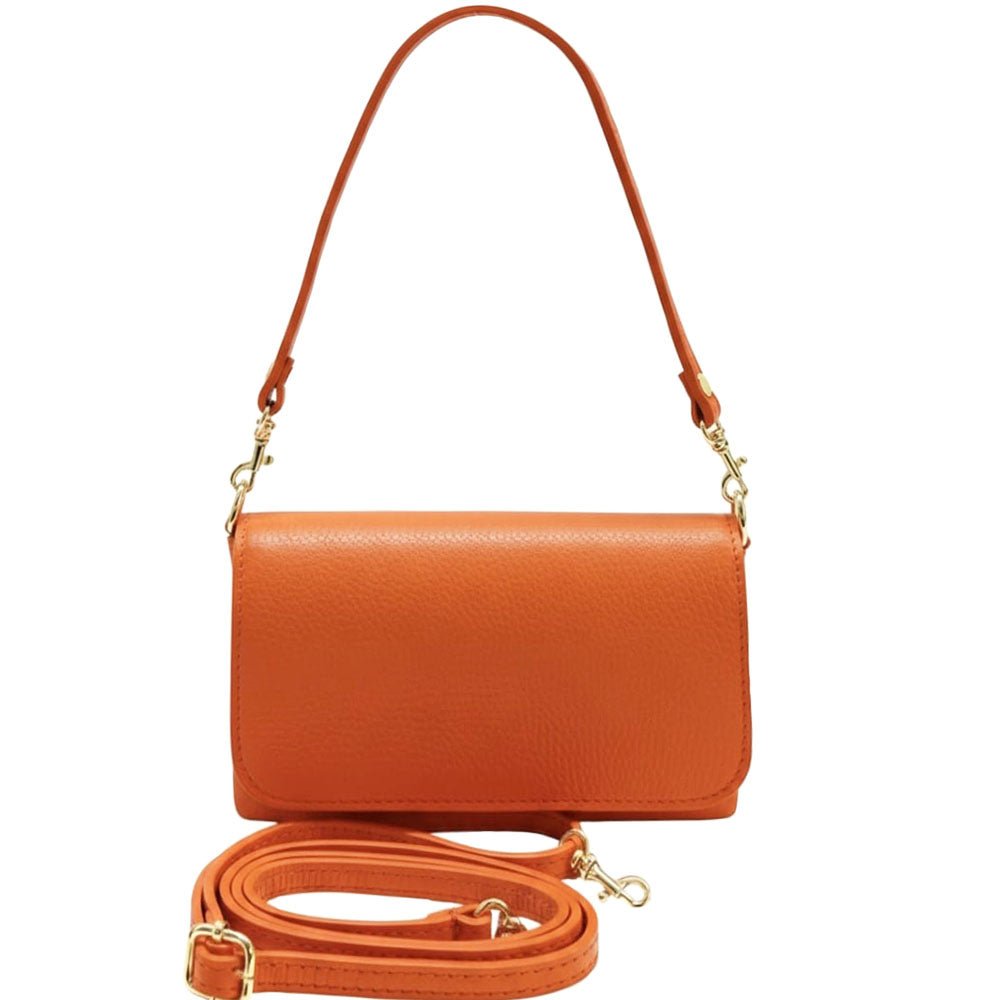 Bibiana Italian Leather Mini Shoulder & Crossbody Bag - Leather Italiano