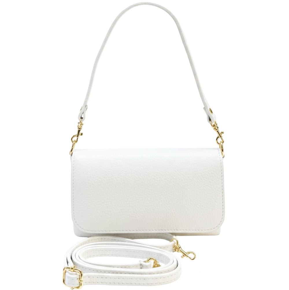 Bibiana Italian Leather Mini Shoulder & Crossbody Bag - Leather Italiano