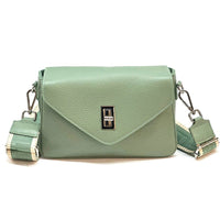 Bold Leather Crossbody Bag - Viva Italian Style - Leather Italiano
