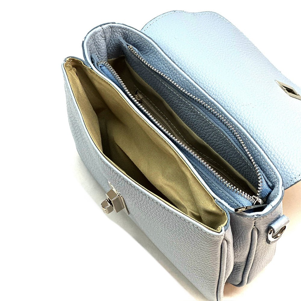 Bold Leather Crossbody Bag - Viva Italian Style - Leather Italiano
