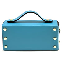 Bruna Mini Structured Leather Handbag - Leather Italiano