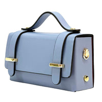 Bruna Mini Structured Leather Handbag - Leather Italiano