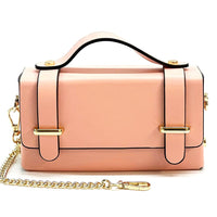 Bruna Mini Structured Leather Handbag - Leather Italiano