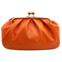Brunella Frame Cow Leather Bag - Leather Italiano