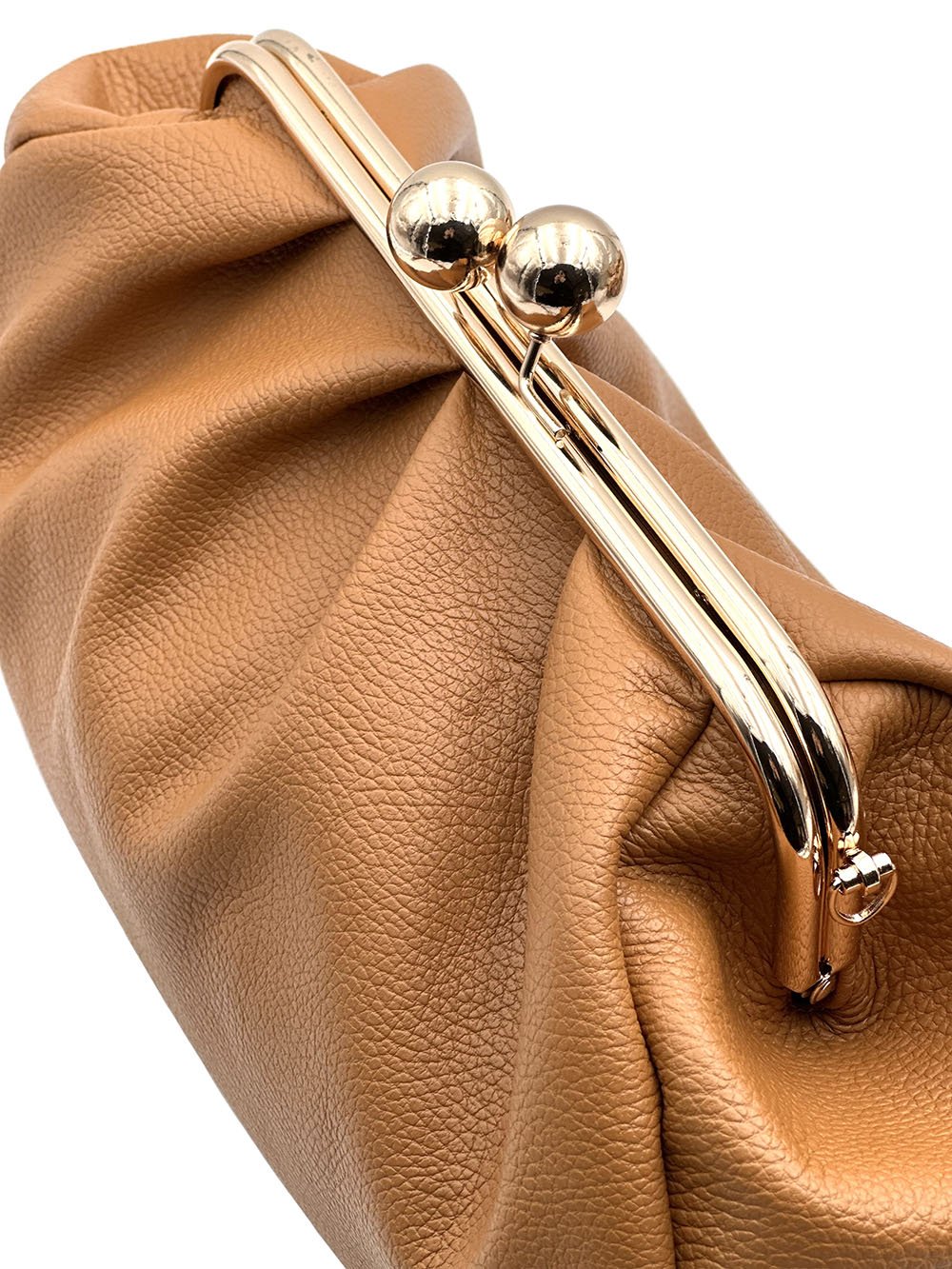 Brunella Frame Cow Leather Bag - Leather Italiano