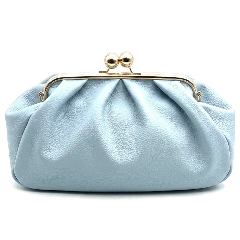 Brunella Frame Cow Leather Bag - Leather Italiano