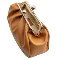 Brunella Frame Cow Leather Bag - Leather Italiano