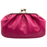 Brunella Frame Cow Leather Bag - Leather Italiano