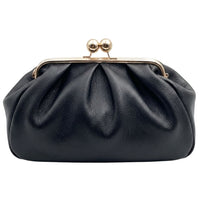 Brunella Frame Cow Leather Bag - Leather Italiano