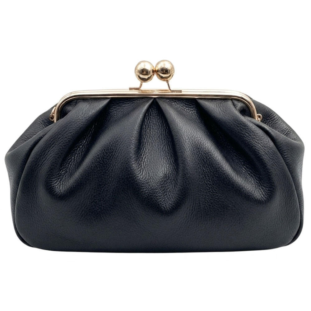 Brunella Frame Cow Leather Bag - Leather Italiano
