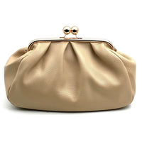 Brunella Frame Cow Leather Bag - Leather Italiano