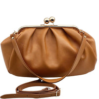 Brunella Frame Cow Leather Bag - Leather Italiano