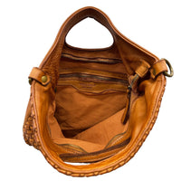 Calista Convertible Woven Italian Leather Bag - Leather Italiano