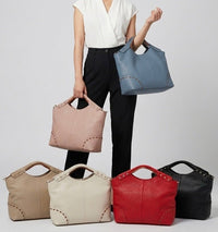 Calviera Soft Cow Leather Shoulder Bag - Leather Italiano