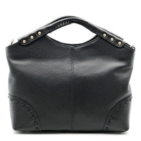 Calviera Soft Cow Leather Shoulder Bag - Leather Italiano