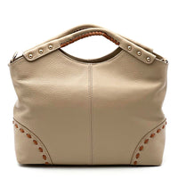 Calviera Soft Cow Leather Shoulder Bag - Leather Italiano