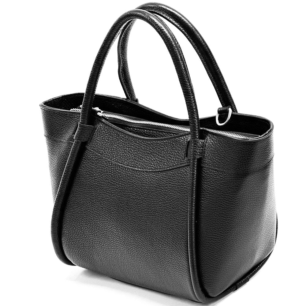 Carina Leather Tote Bag - Leather Italiano