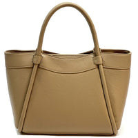 Carina Leather Tote Bag - Leather Italiano