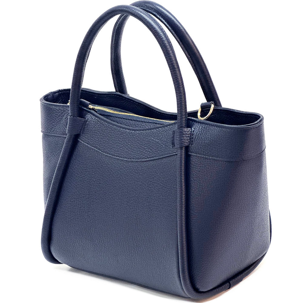 Carina Leather Tote Bag - Leather Italiano