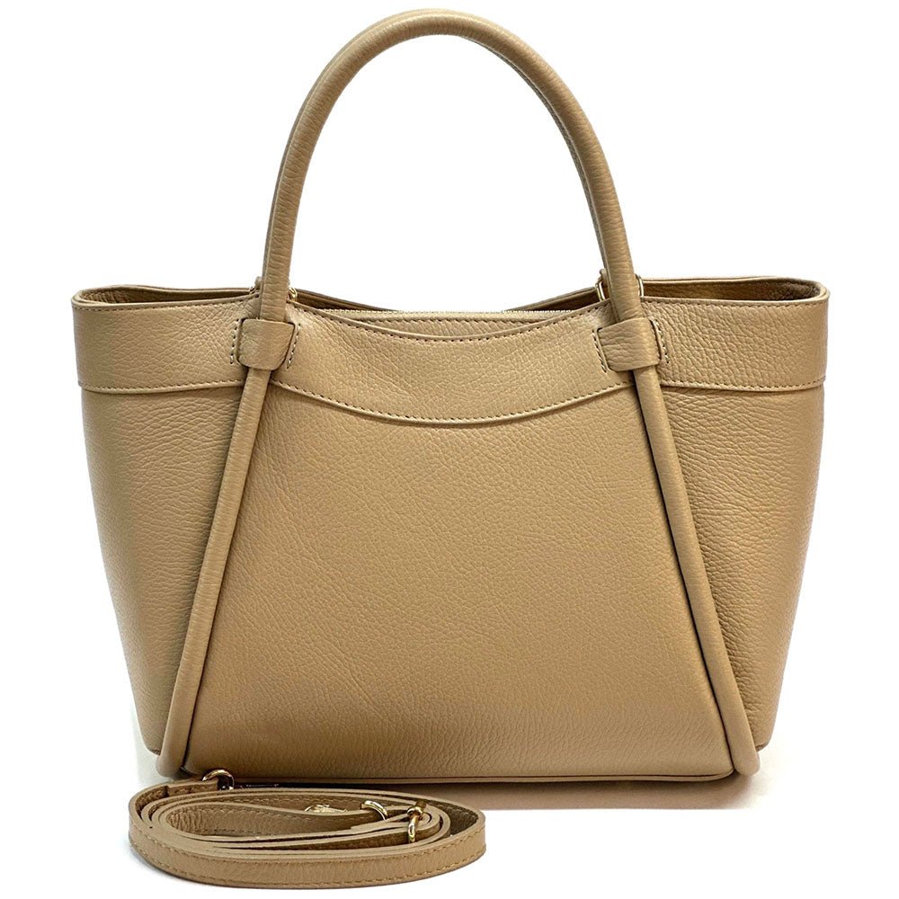 Carina Leather Tote Bag - Leather Italiano